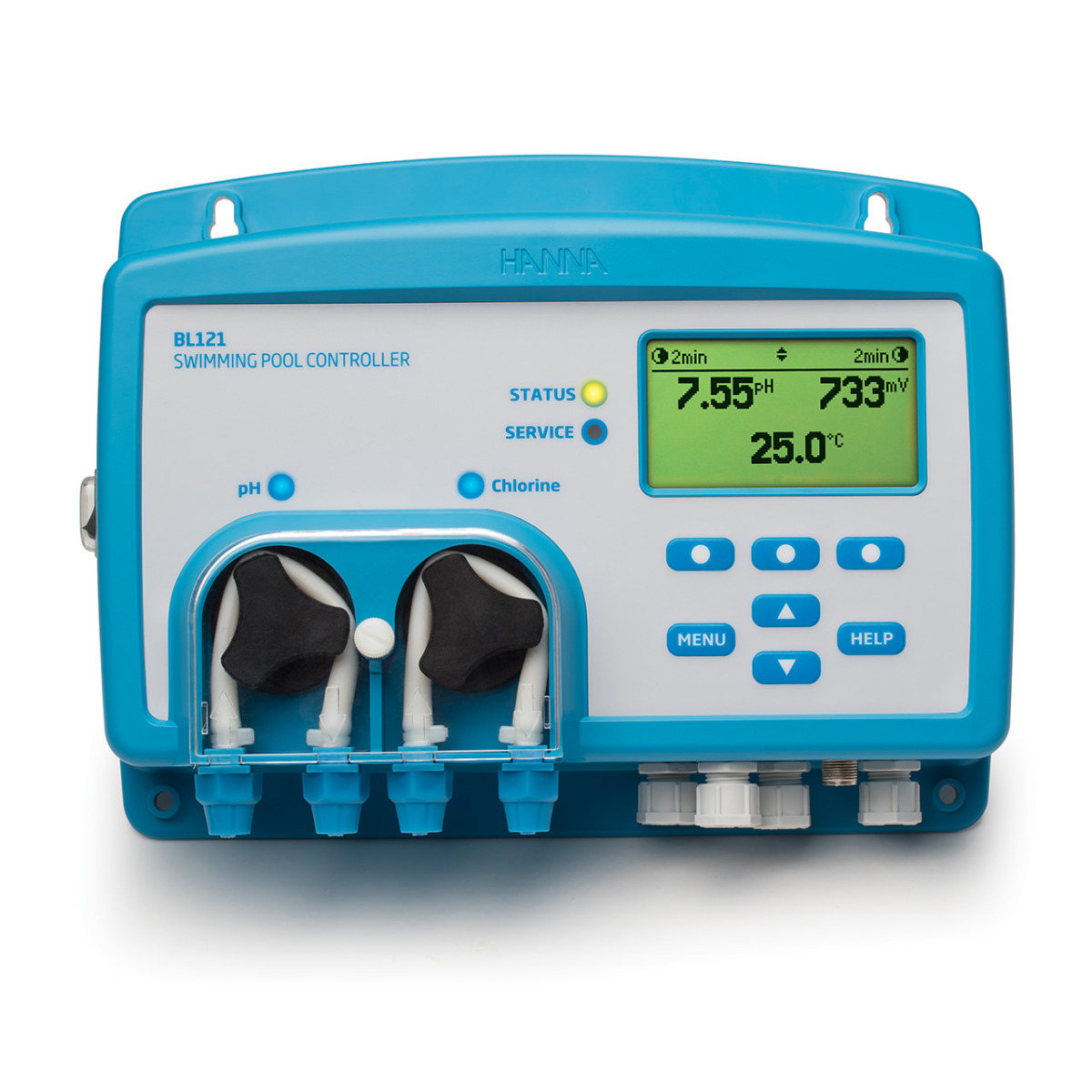 Swimming Pool controller with Built-in Dosing Pumps