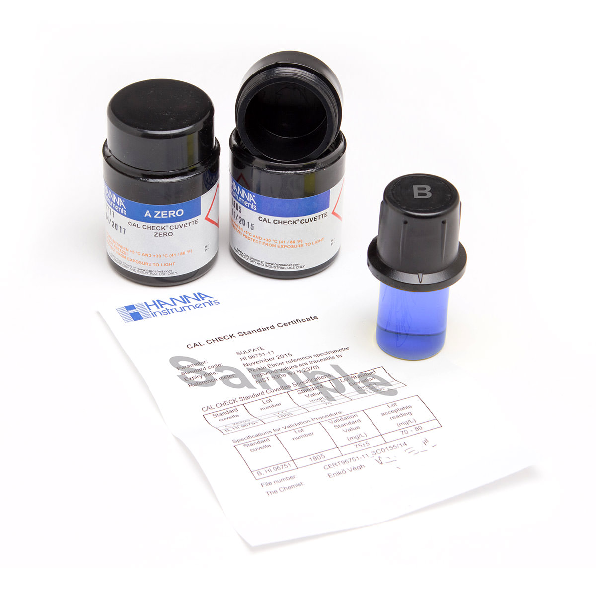 Anionic Surfactant CAL Check™ Standards - HI97769-11