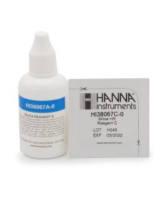 Silica Chemical Test Kit Replacement Reagents (100 tests) - HI38067-100