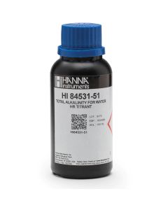 HI84531-51 Total Alkalinity in Water High Range Titrant (120 mL)