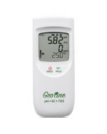 GroLine Hydroponics Waterproof pH/EC/TDS/Temperature Portable Meter - HI9814
