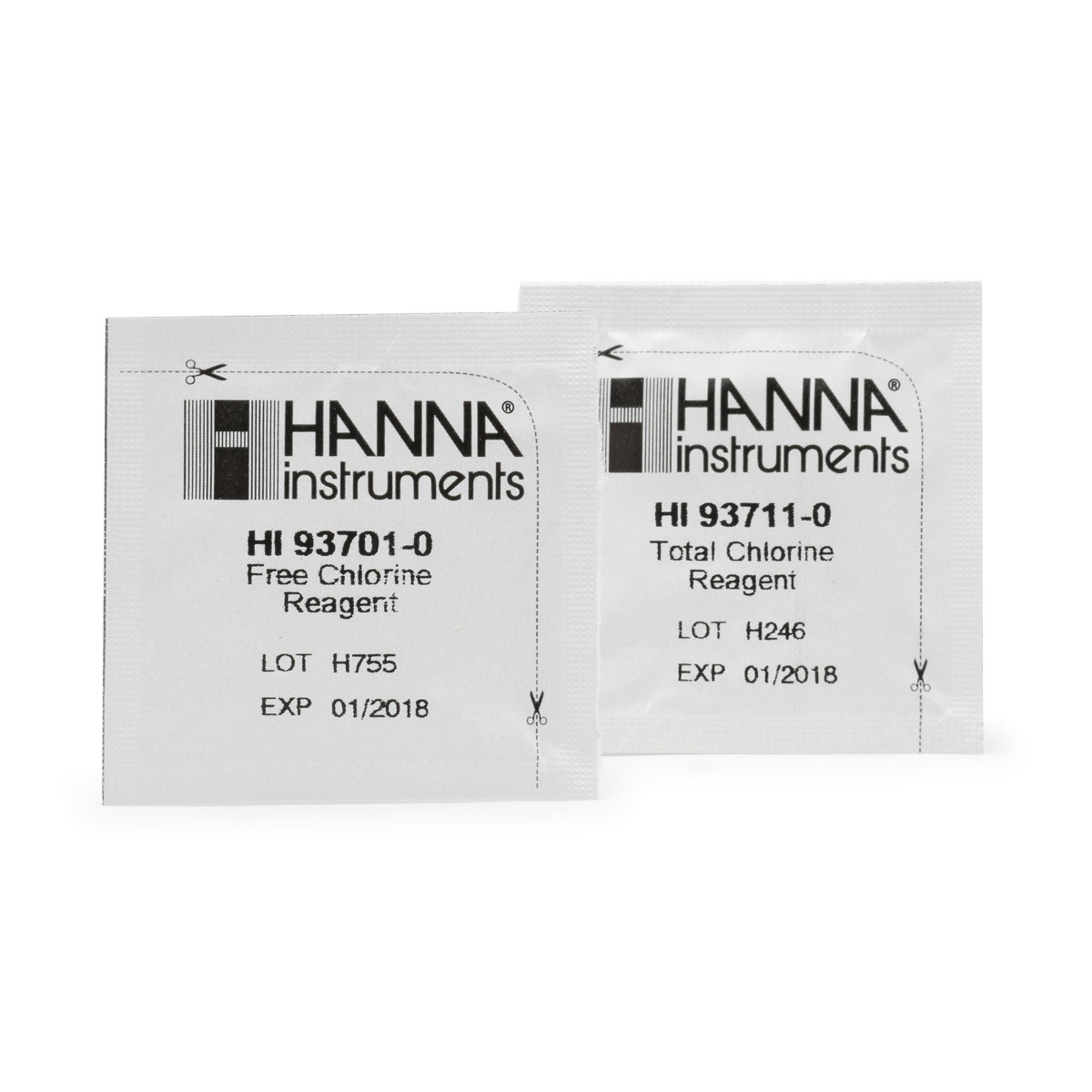 HI38017-200 Free and Total Chlorine (Low and Medium Range) Test Kit Replacement Reagents (200 tests)