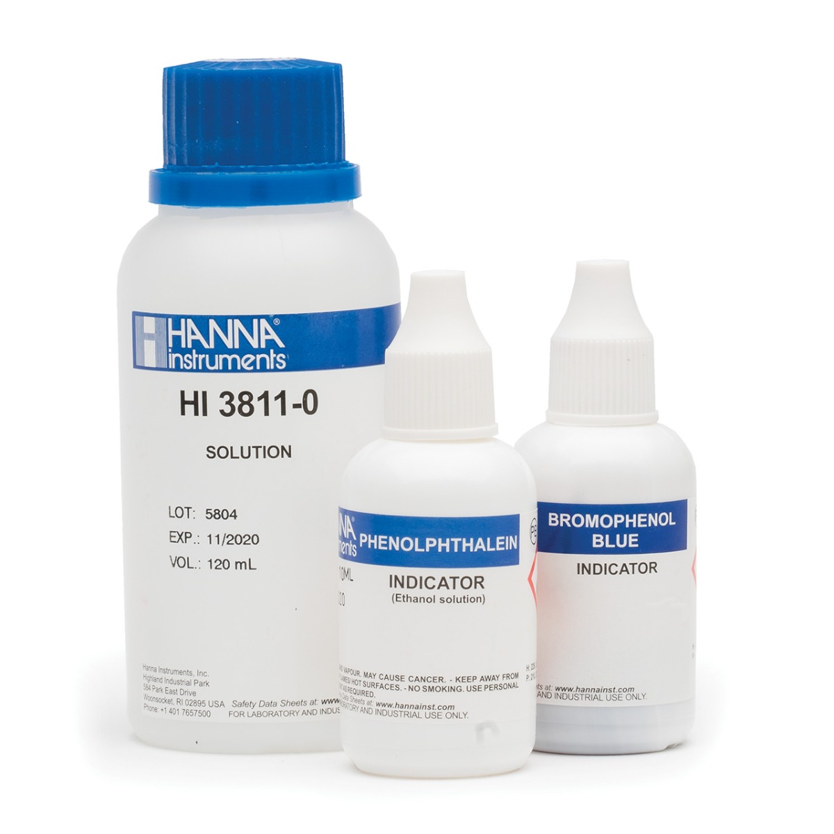 HI3811-100 Alkalinity Test Kit Replacement Reagents