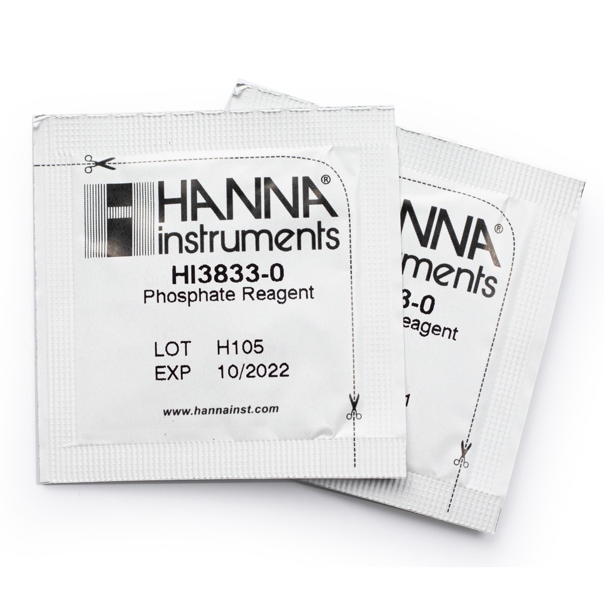 Phosphate Test Kit Replacement Reagents (50 tests) - HI3833-050