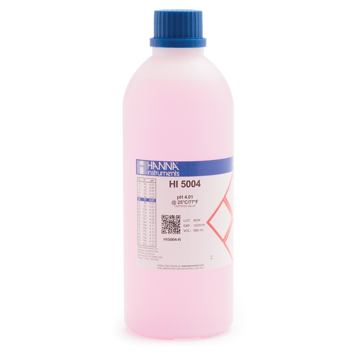 HI5004-R pH 4.01 Technical Calibration Buffer (500 mL)