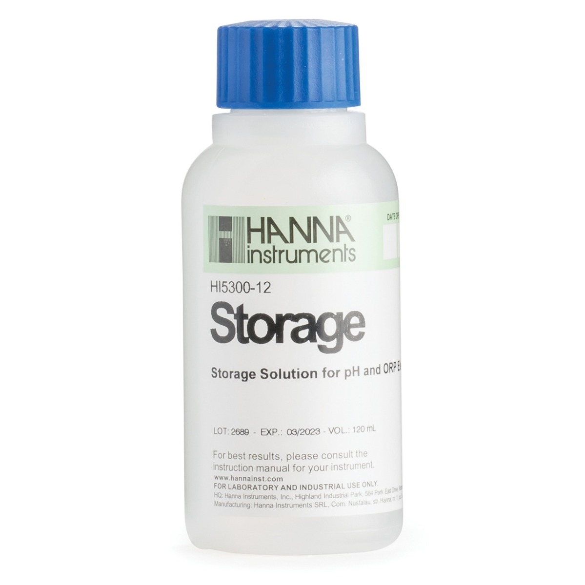 HI5300-12 Electrode storage solution (120 mL) bottle