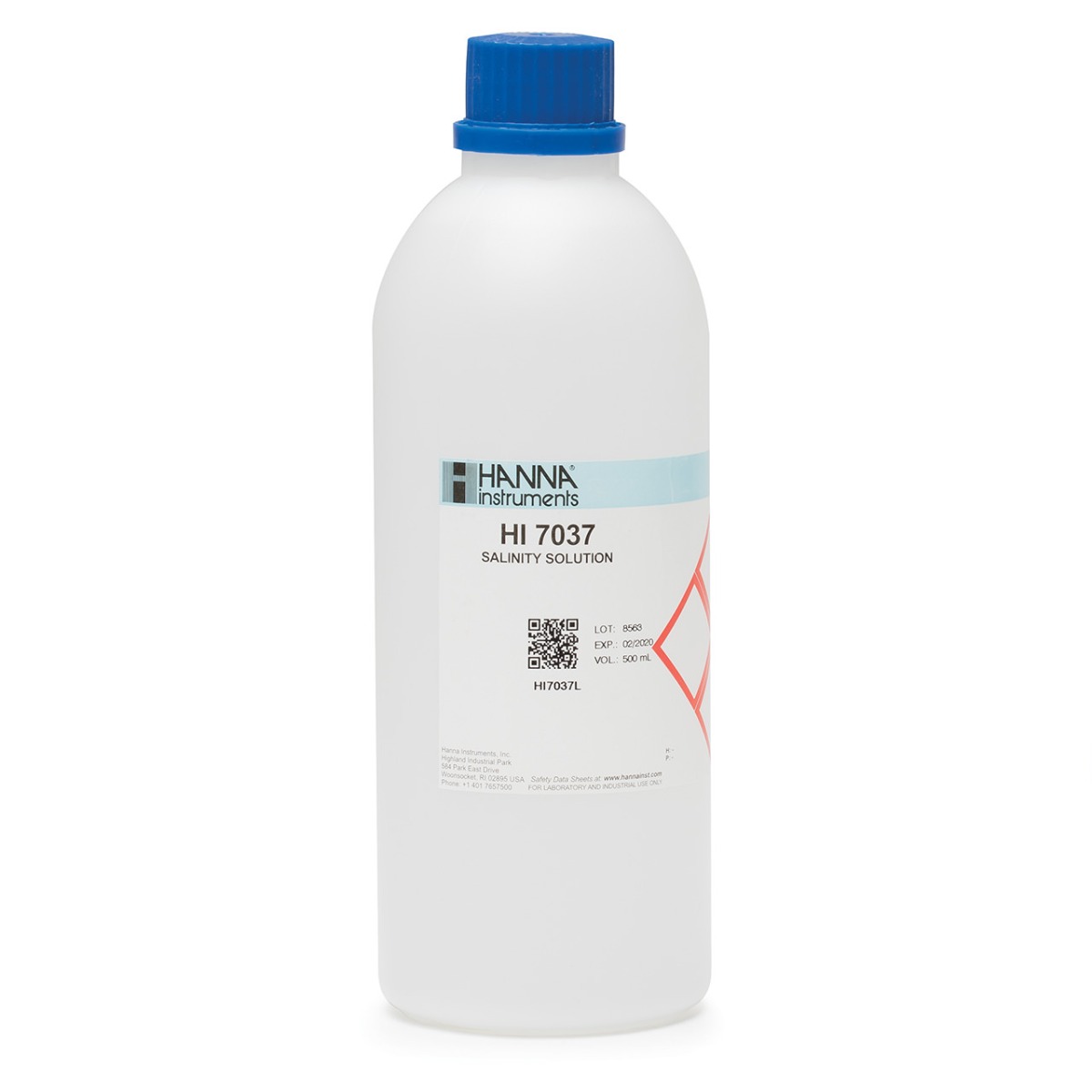 HI7037L Calibration solution for % Readings (100% NaCl) (500 mL) bottle