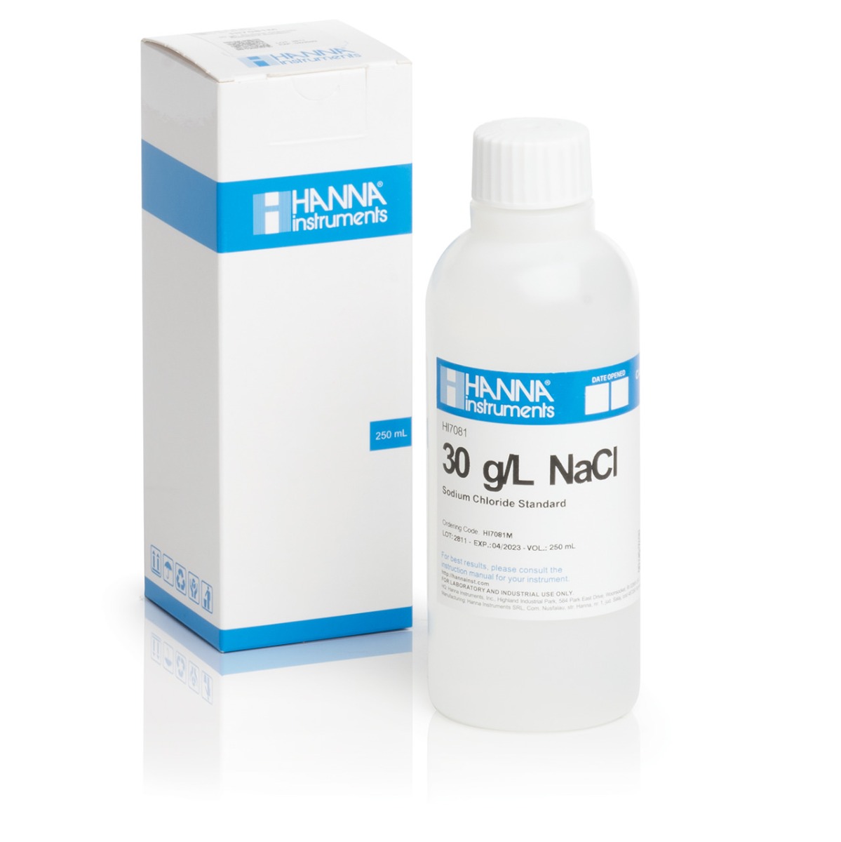 HI7081M 30 g/L NaCl Standard Solution (230 mL Bottle)