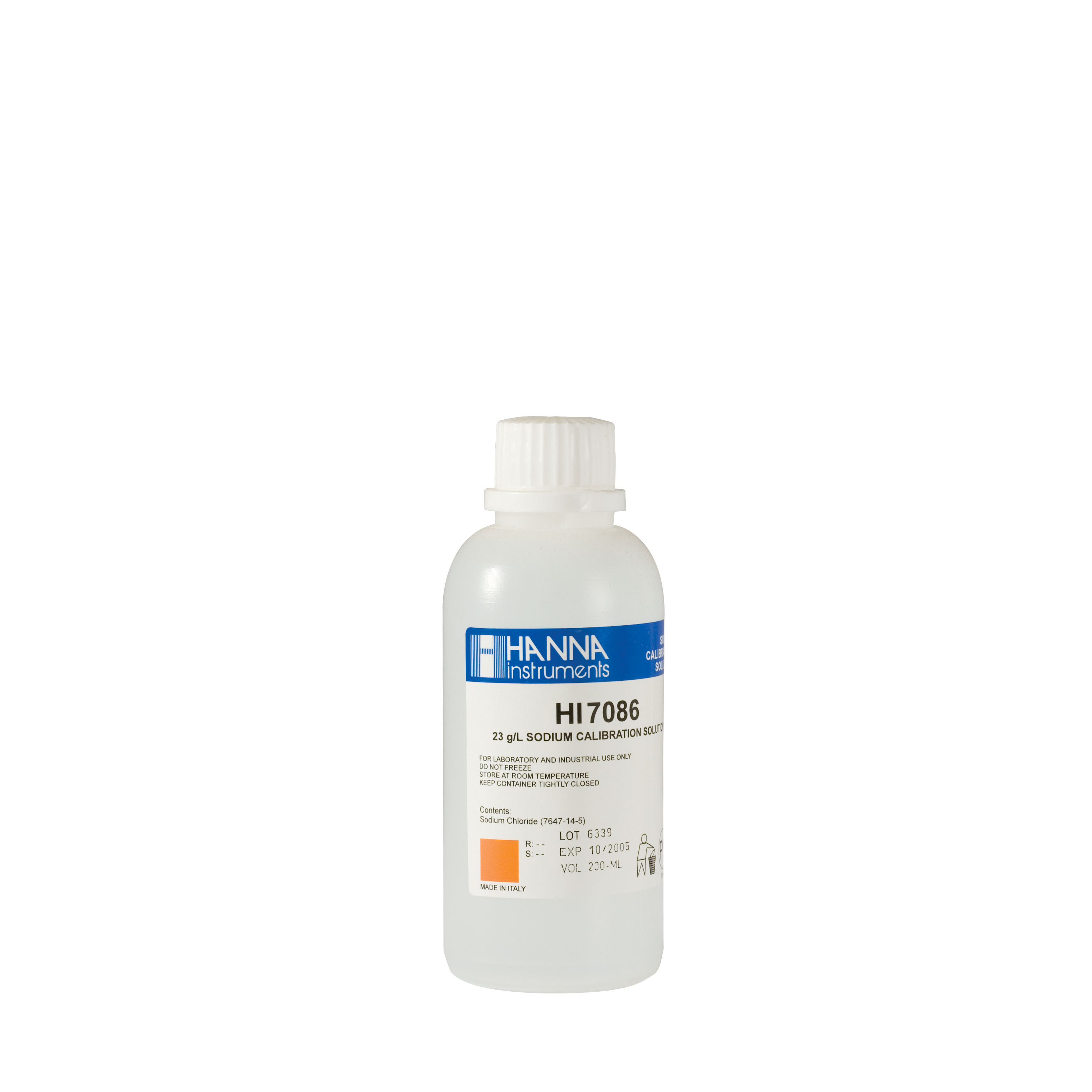HI7085M 0.3 g/L NaCl Standard Solution (230 mL Bottle)