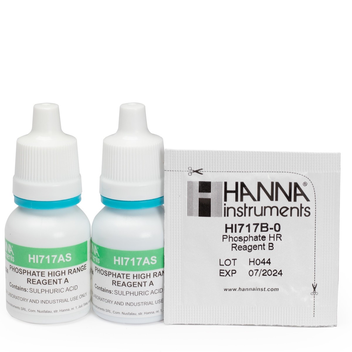 HI717-25 Phosphate High Range Checker® Reagents (40 tests)