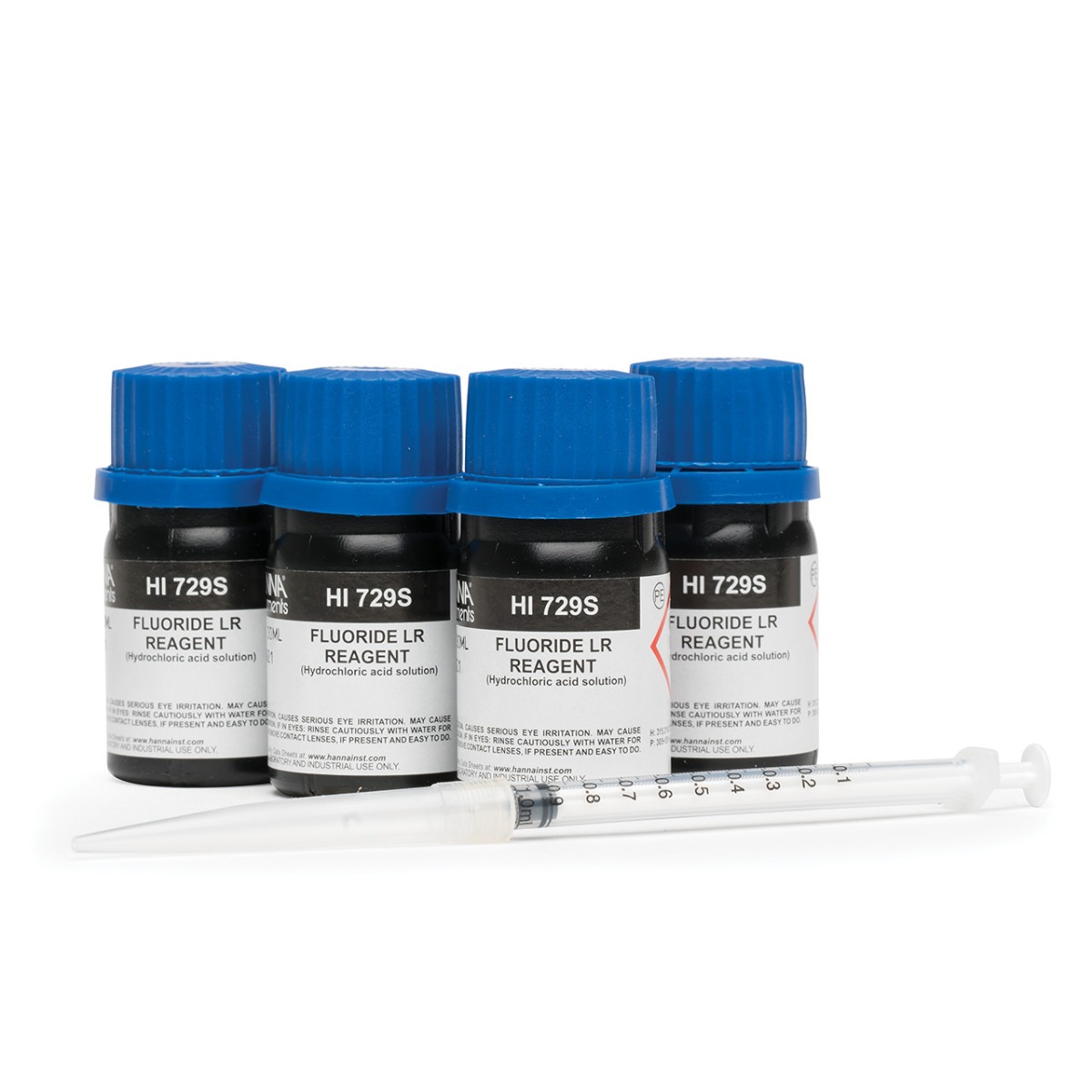 HI729-26 Fluoride Low Range Checker® HC Reagents (25 tests)