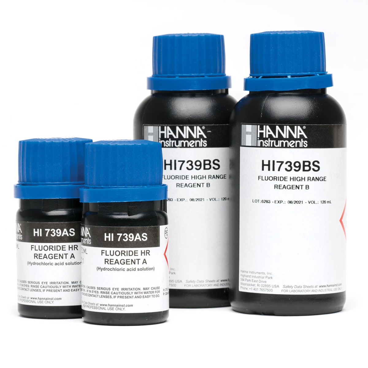 HI739-26 Fluoride High Range Checker® HC Reagents (25 tests)