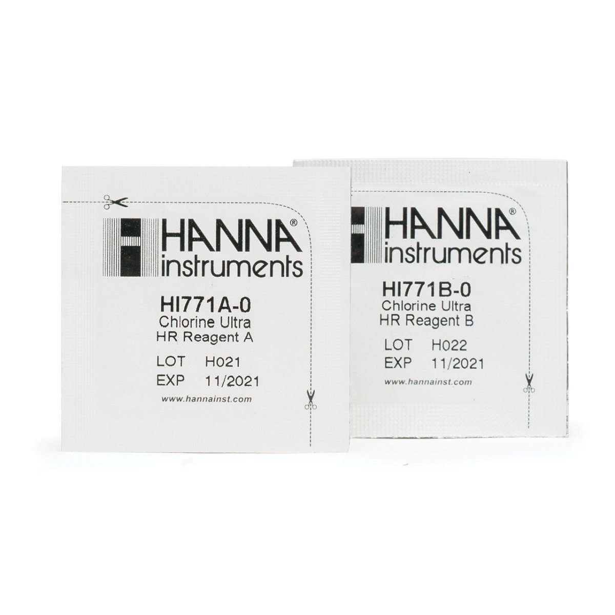 HI771-25 Chlorine Ultra High Range Checker Reagents