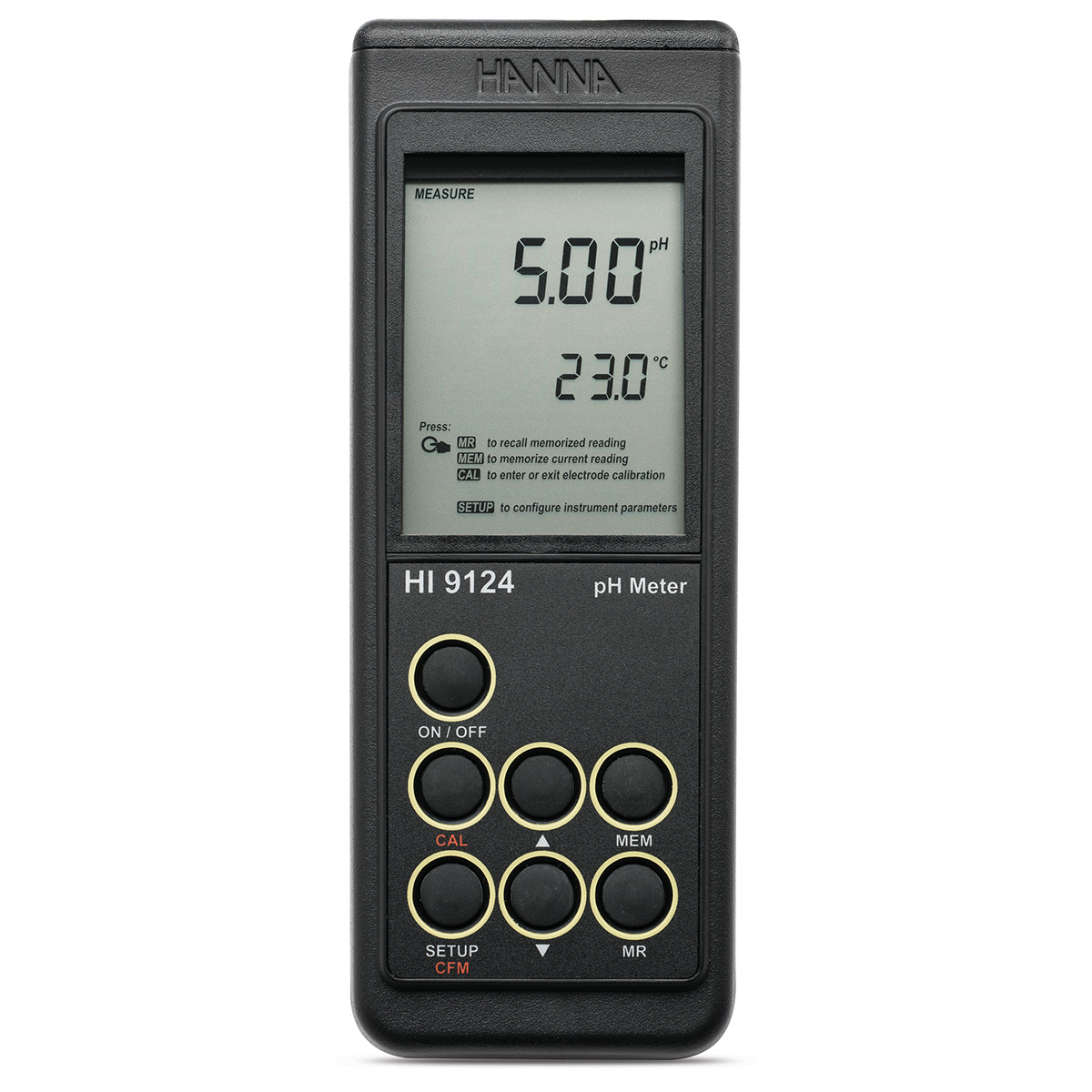 Waterproof Portable pH Meter - HI9124