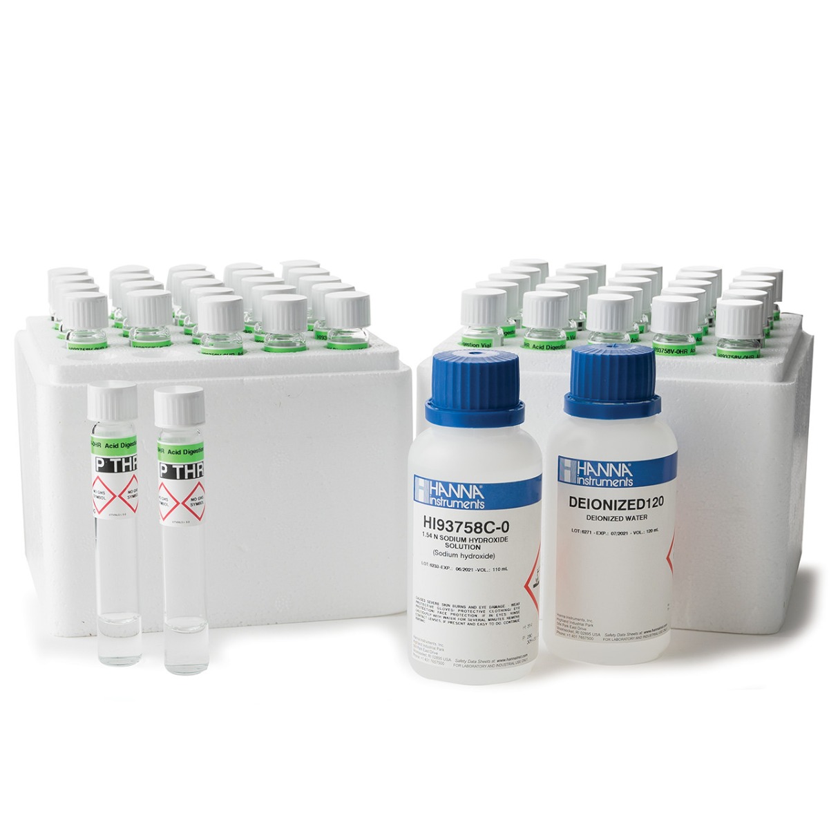 Total Phosphorus High Range Reagents with Barcode Recognition - HI94763B-50