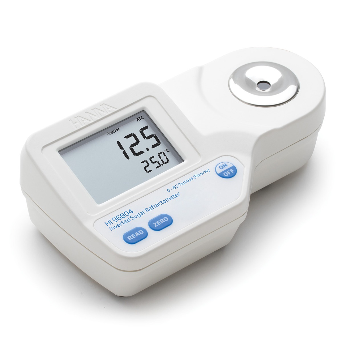 HI96804 Digital Refractometer for Invert Sugar % by Weight Analysis