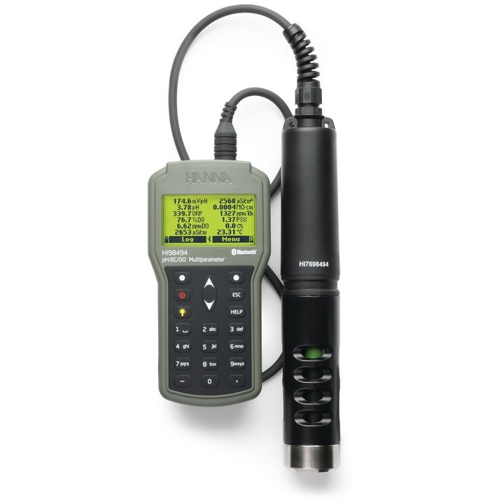 HI98494 multiparameter pH/EC/OPDO portable meter