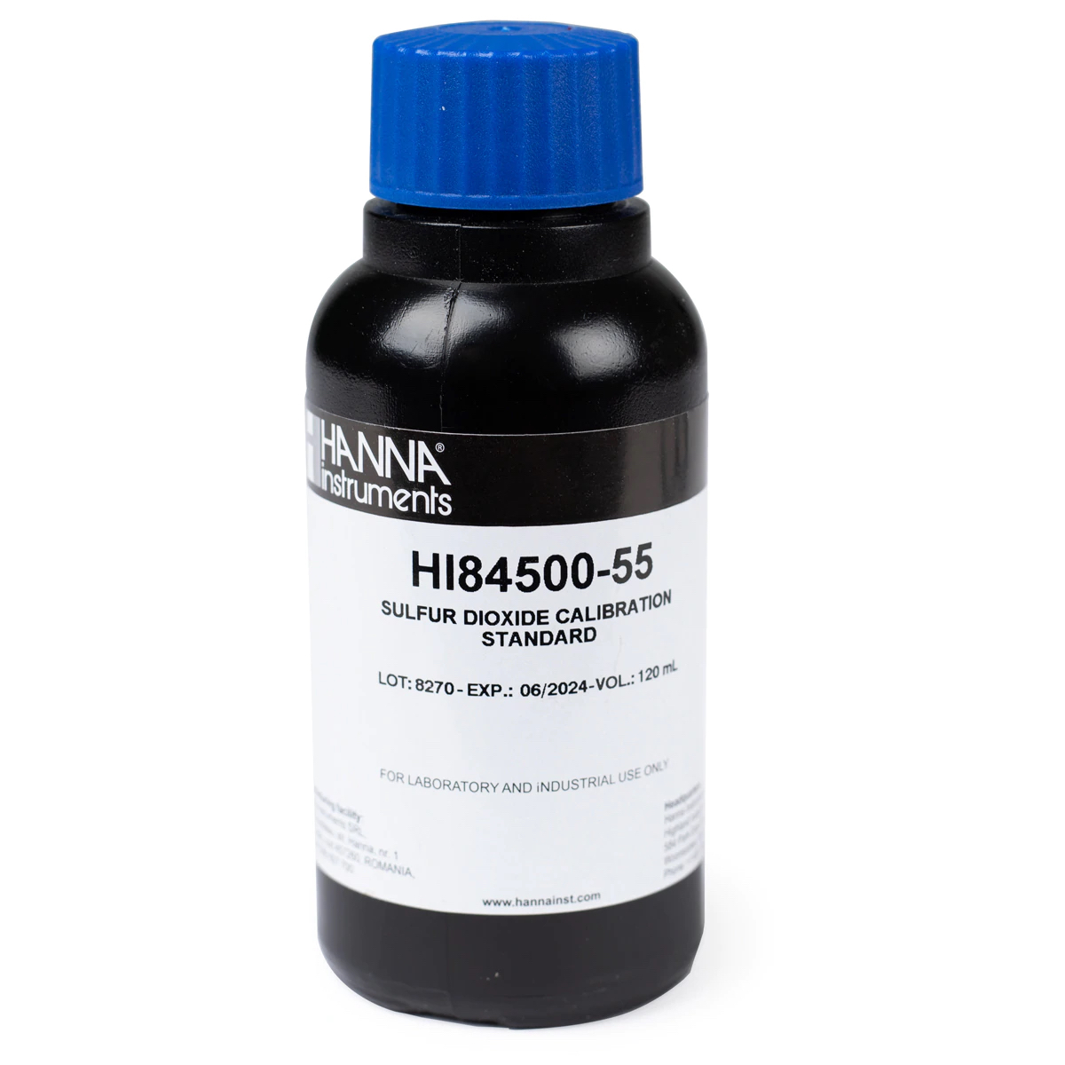 HI84500-55 Pump Calibration Standard for HI84500 (120 mL)