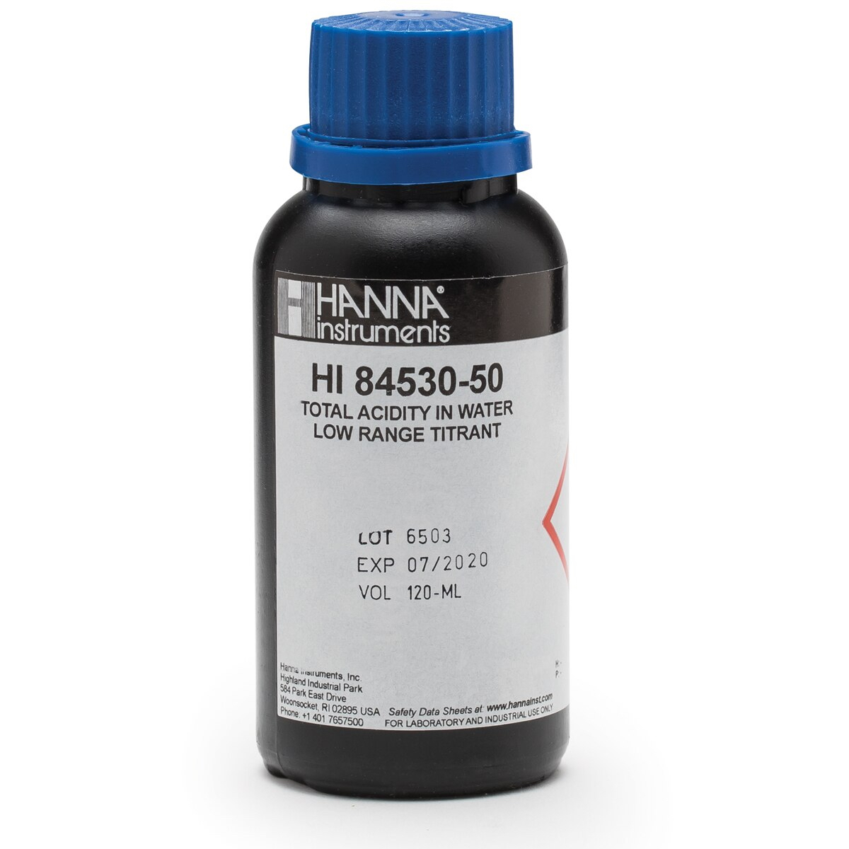 Low Range Titrant for Titratable Acidity in Water Mini Titrator - HI84530-50
