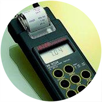 1992 � World�s first portable pH meter with plain-paper printer